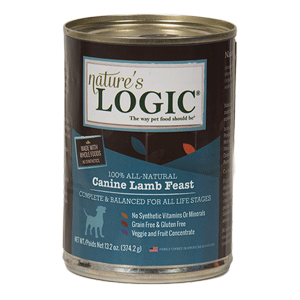 Natures Logic Canned Lamb Dog Food 12/13.2 oz Case Natures logic, natures logic, lamb, canned, dog food, dog